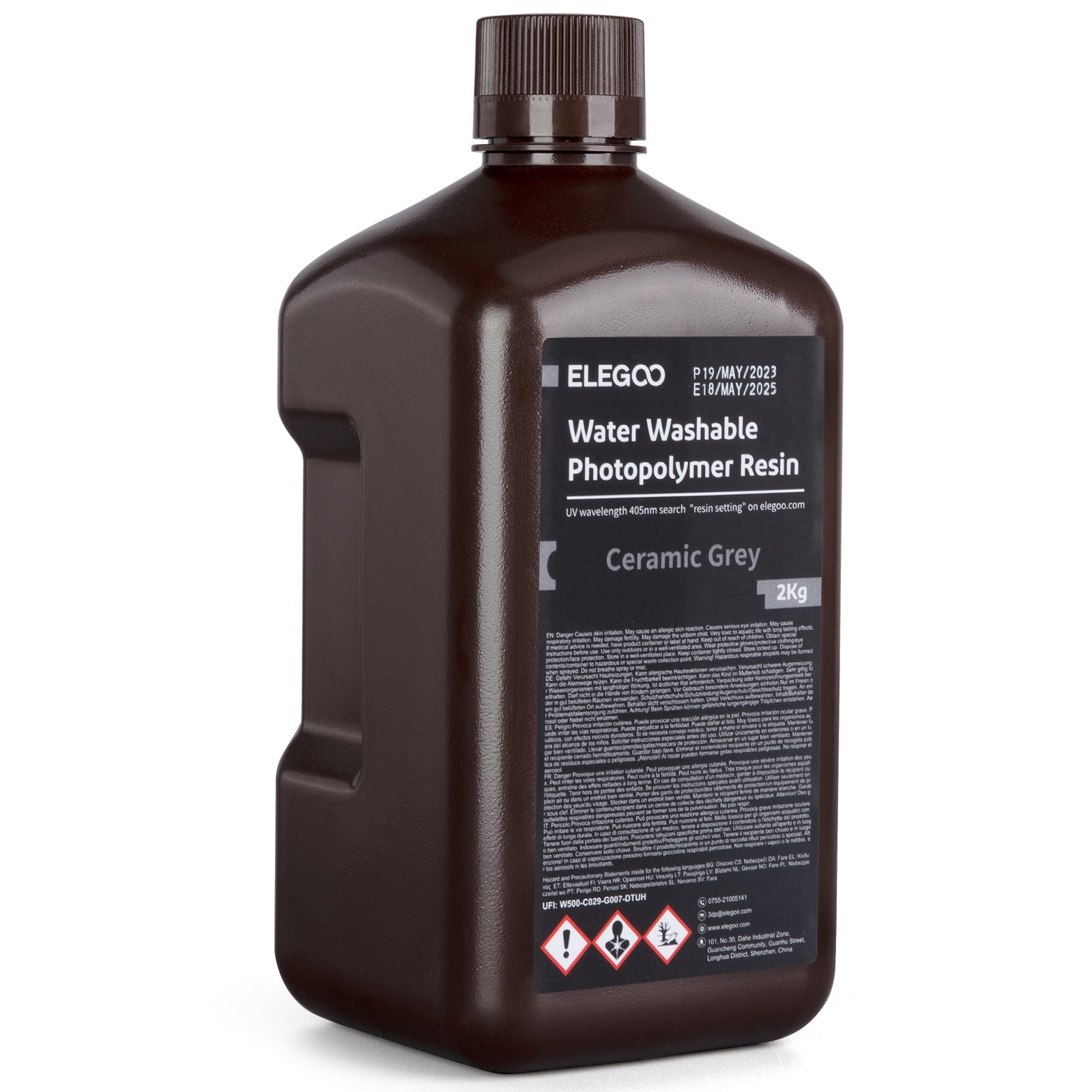 ELEGOO Standard Photopolymer Resin V2.0 Grey 10KG – ELEGOO Official