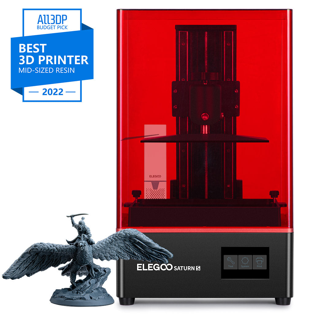 ELEGOO Saturn 4K MSLA Resin 3D Printer Review 