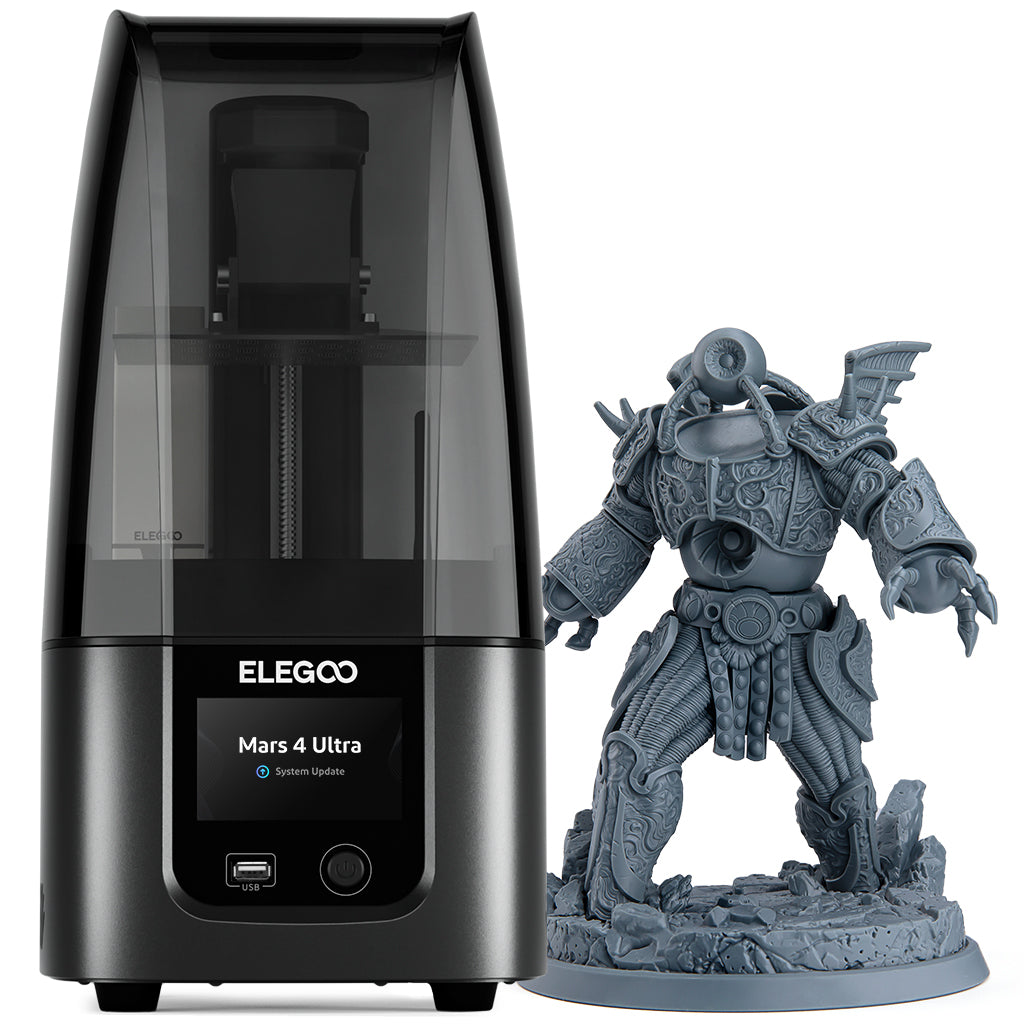 ELEGOO Mars 4 DLP 3D Printer, Desktop Resin 3D Printer with Ultra-Quiet  Printing, 20000+ Hours Service Life, and Ultra-Low Operating Power,  Printing