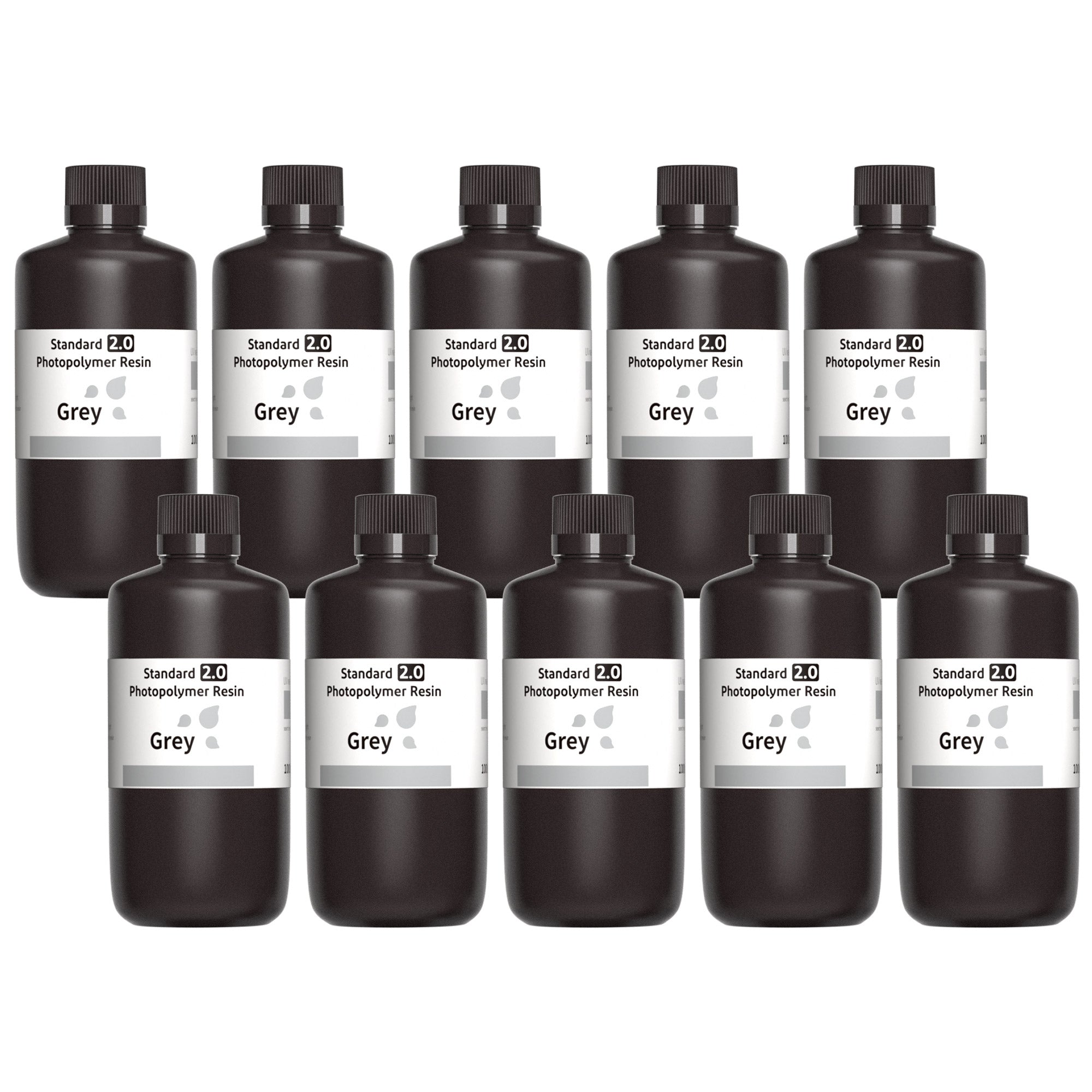 ELEGOO Standard Photopolymer Resin V2.0 Grey 10KG – ELEGOO Official