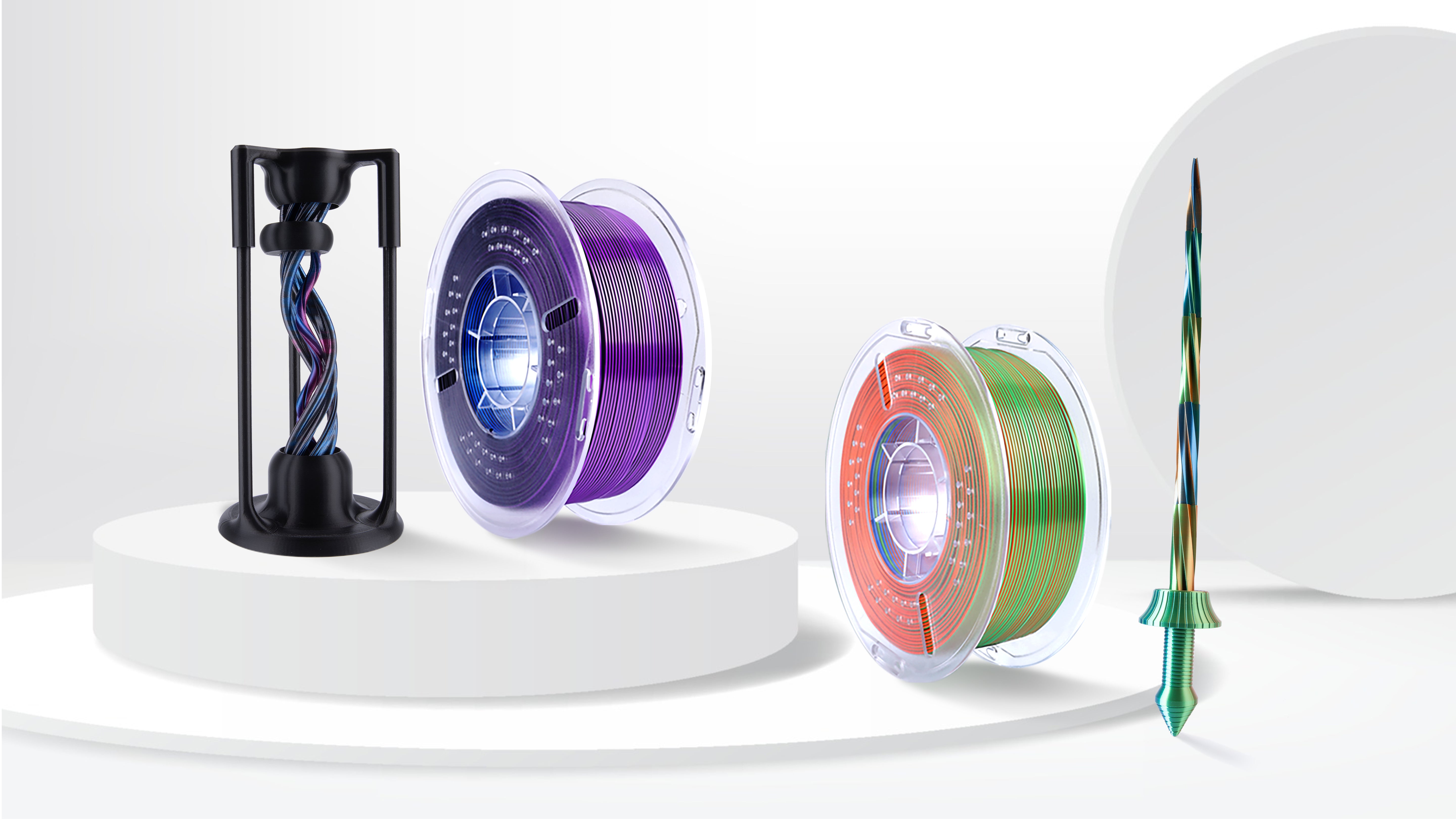 Elegoo Launches Tri-Color Silk Filaments for Vivid Color Transitions