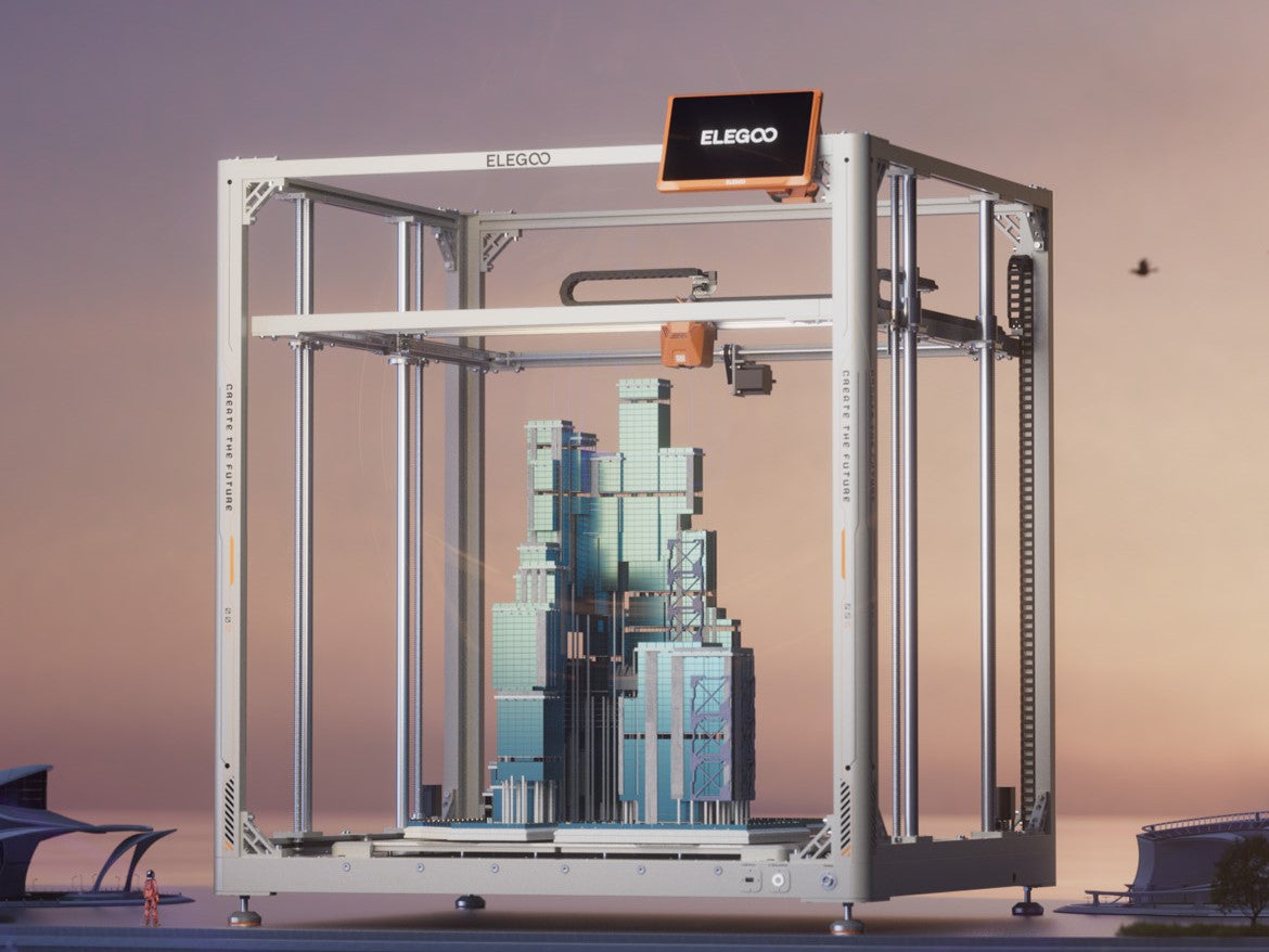 ELEGOO's OrangeStorm Giga 3D Printer Wins Future's Technology Innovation Award 2024