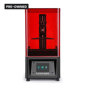 pre-owned elegoo mars resin 3d printer