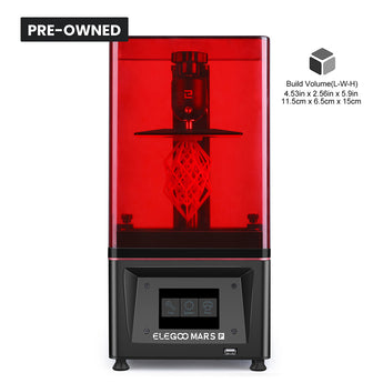 pre-owned elegoo mars pro resin 3d printer