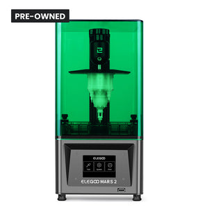 pre-owned elegoo mars 2 resin 3d printer