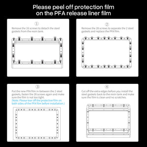 PFA Film for Saturn 2/ 8K/ 3/ 4/ 4 Ultra (5 Pcs)