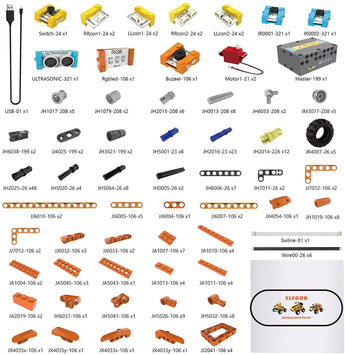 ELEGOO Building Block Car Robot Kit for Fun and STEM Learning Arduino STEM Kits elegoo-shop 