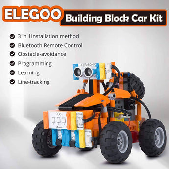 ELEGOO Building Block Car Robot Kit for Fun and STEM Learning Arduino STEM Kits elegoo-shop 